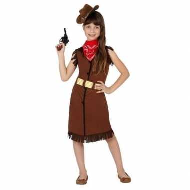Cowgirl/cowboy verkleedkleding/jurk voor meisjes