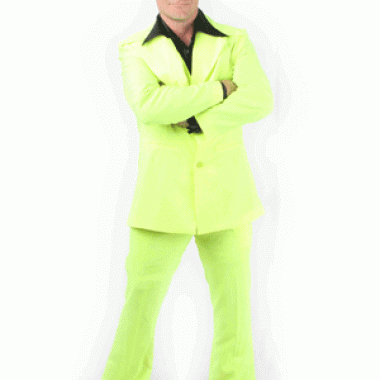 Groene verkleedkleding jaren 70