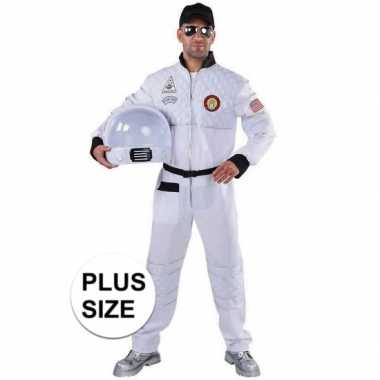Grote maat astronaut verkleed verkleedkleding voor heren