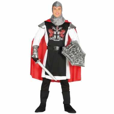 Middeleeuwse ridder met cape verkleed verkleedkleding voor heren
