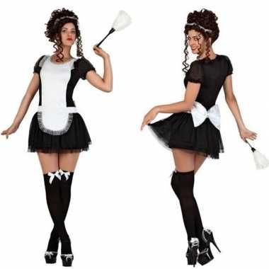 Sexy dienstmeisje verkleed verkleedkleding/jurkje voor dames