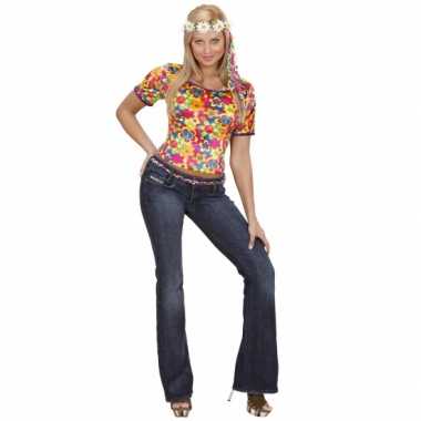 Verkleedkleding hippie shirt dames