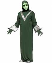 Alien verkleedverkleedkleding groen