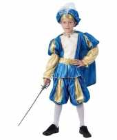 Blauw prinsen verkleedkleding voor jongens