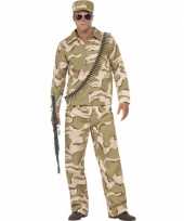 Commando verkleed verkleedkleding voor heren