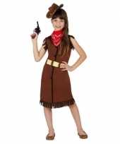 Cowgirl cowboy verkleedkleding jurk voor meisjes