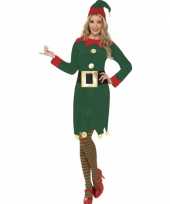Elfjes verkleedkleding groen voor dames