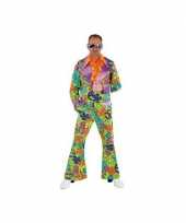 Gekleurd jaren zeventig verkleedkleding