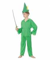 Groen elfjes verkleedkleding voor jongens