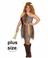 Grote maten holbewoonster verkleedkleding voor dames