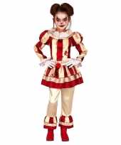 Horror clown candy verkleed verkleedkleding voor meisjes