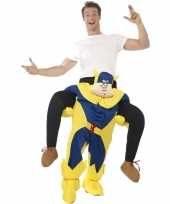 Instapverkleedkleding bananaman voor volwassenen