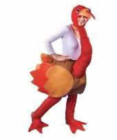 Kalkoen verkleedkleding pluche