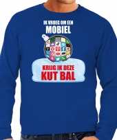 Kut kerstbal sweater kerst verkleedkleding ik vroeg om een mobiel krijg ik deze kut bal blauw voor heren