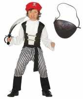 Piraten verkleedkleding maat 110 116 voor kinderen