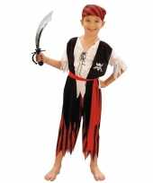 Piraten verkleedkleding maat s met zwaard voor kinderen