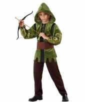 Robin hood verkleed verkleedkleding 3 delig voor kinderen