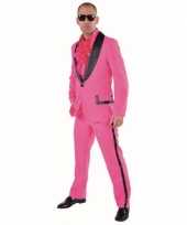 Roze smoking verkleedkleding voor heren