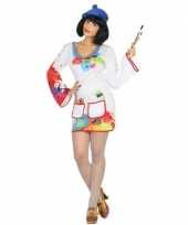 Schilder verkleed pak verkleedkleding voor dames