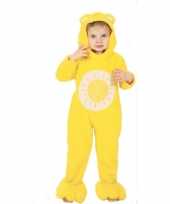 Troetelberen verkleedkleding geel voor kinderen