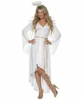 Wit engelen verkleedkleding voor dames