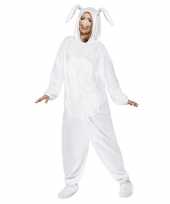 Wit konijn haas verkleedkleding voor volwassenen