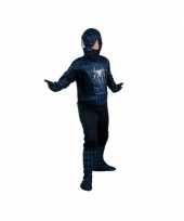 Zwarte spiderheld kinderverkleedkleding